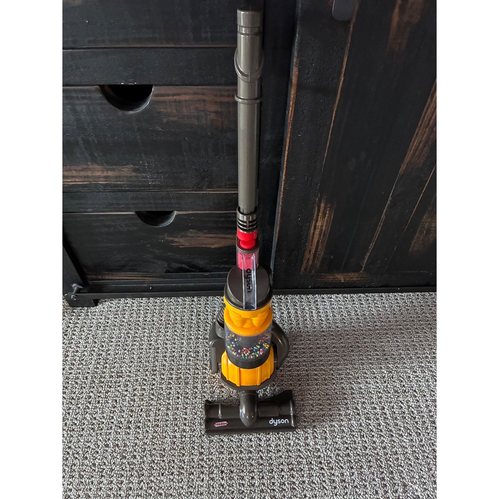 Casdon Dyson Ball Toy Vacuum Yellow Upright Realistic Suction Child Size 641